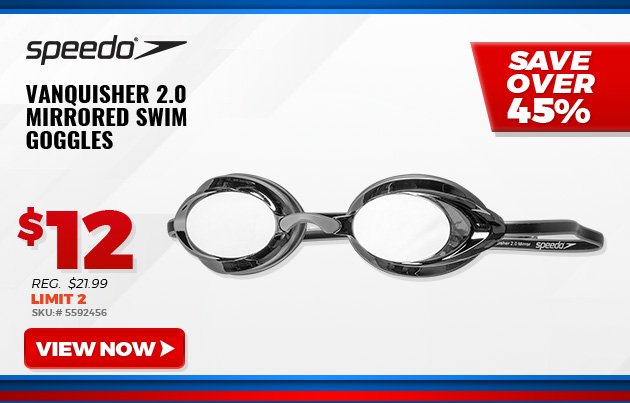 Speedo Vanquisher 2.0 Mirrored Swim Goggles