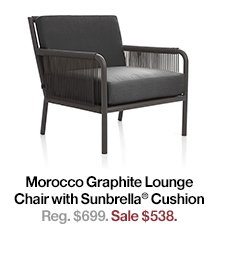 Morocco Graphite Lounge Chair