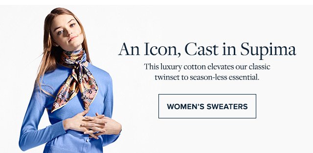 AN ICON, CAST IN SUPIMA | WOMEN'S SWEATERS