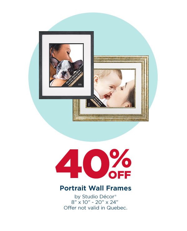 Portrait Wall Frames