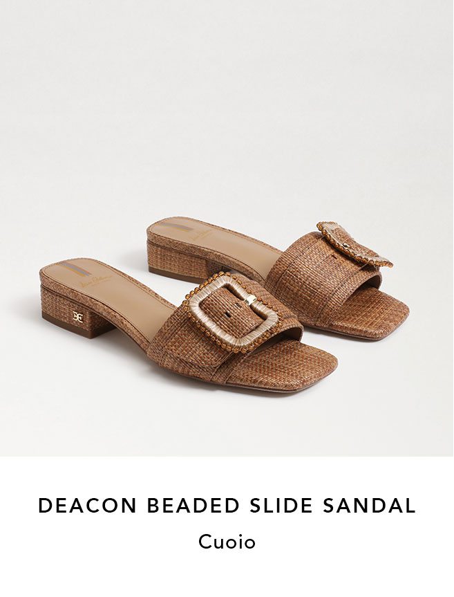 Deacon Beaded Slide Sandal 