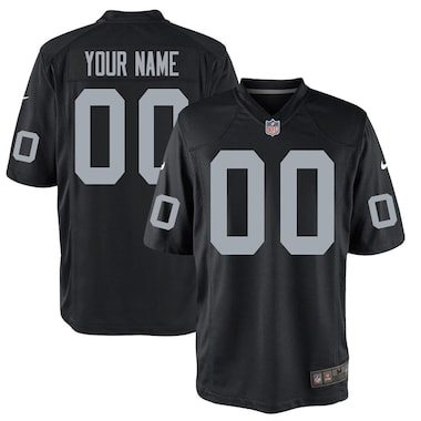 Las Vegas Raiders Nike Custom Game Jersey - Black
