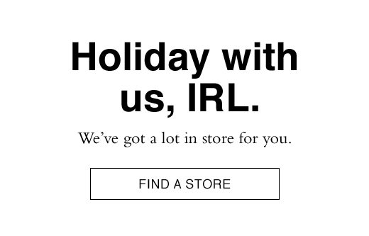 Holiday with us, IRL. We've got a lot in store for you. 