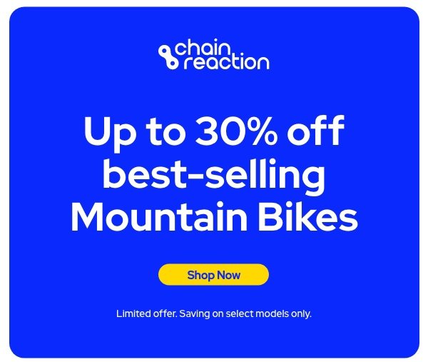 Up to 30% off bestselling mountain bikes