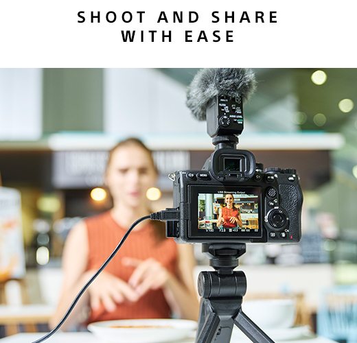 SHOOT AND SHARE WITH EASE