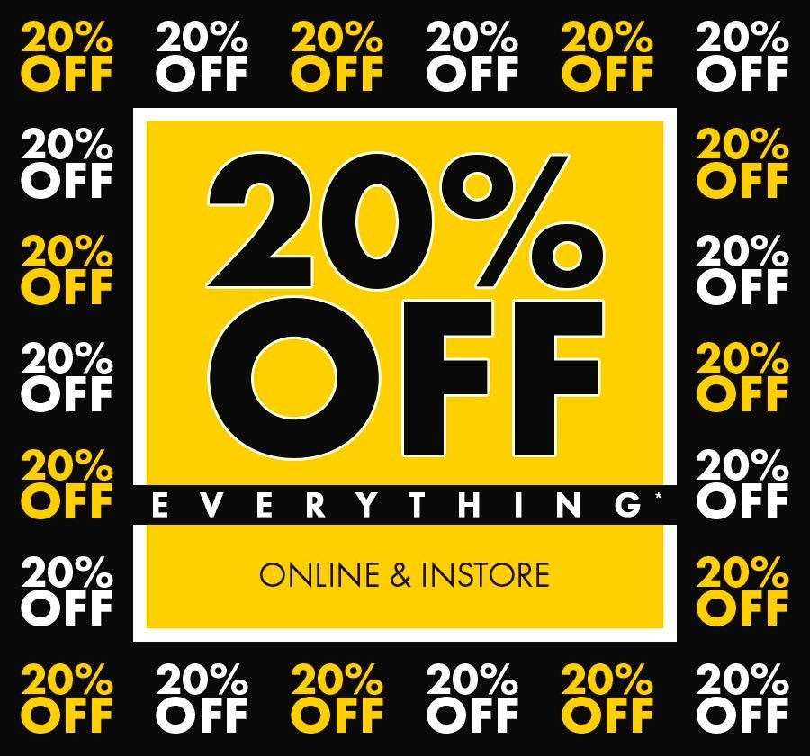 20% Off Sale