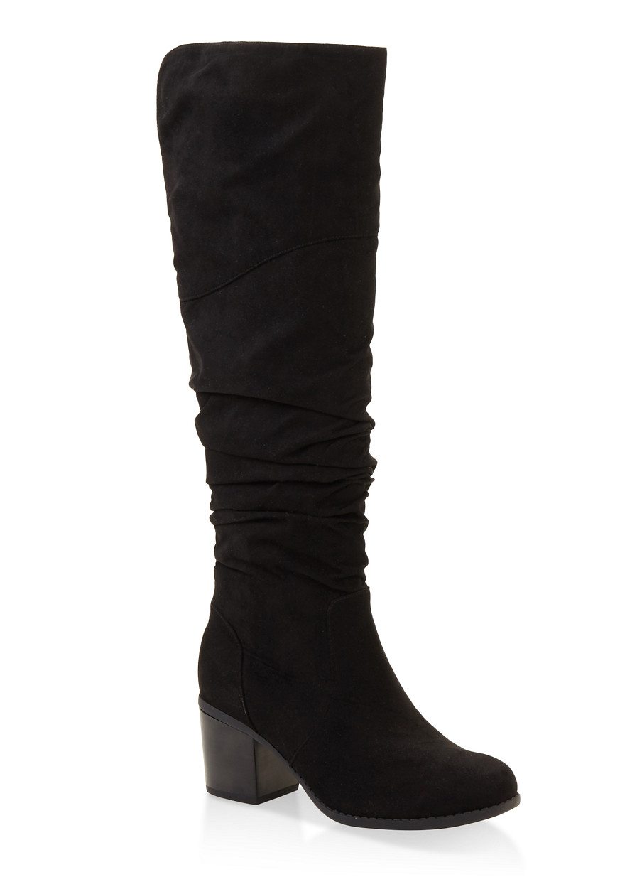 Ruched Tall Boots