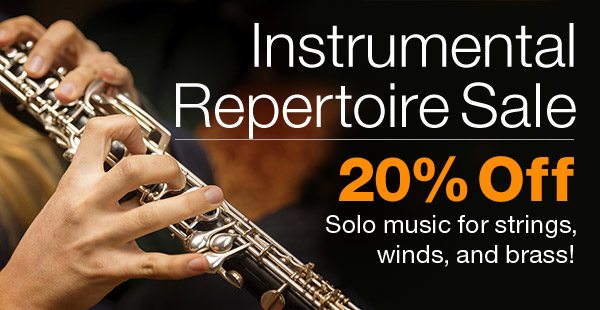 20% Off Instrumental Repertoire Sale