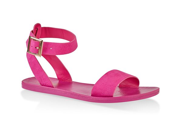 One Band Ankle Strap Sandals