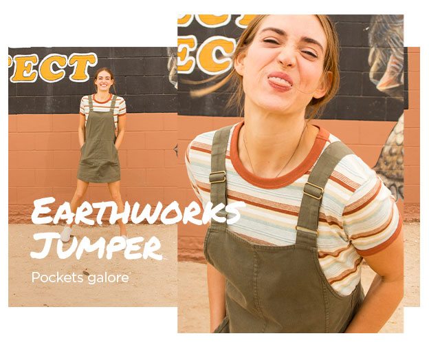 Shop the Earthworks Jumper - Pockets Galore