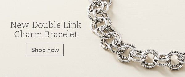 New Double Link Charm Bracelet - Shop now