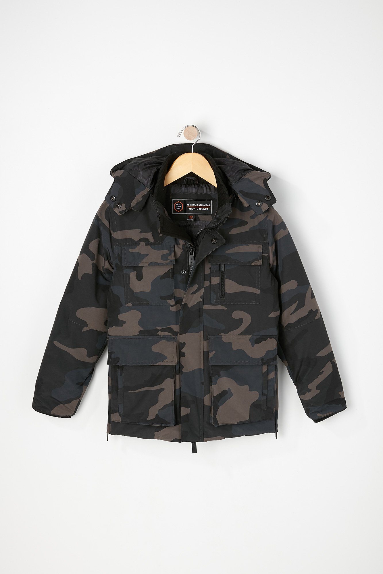 Image of West49 Boys Camo 4-Pocket Parka