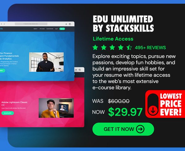 EDU Unlimited by StackSkills: Lifetime Access