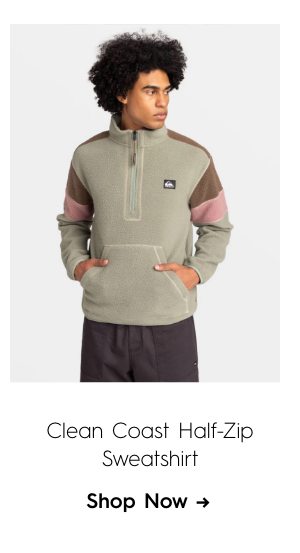 Clean Coast Half-Zip Sweatshirt