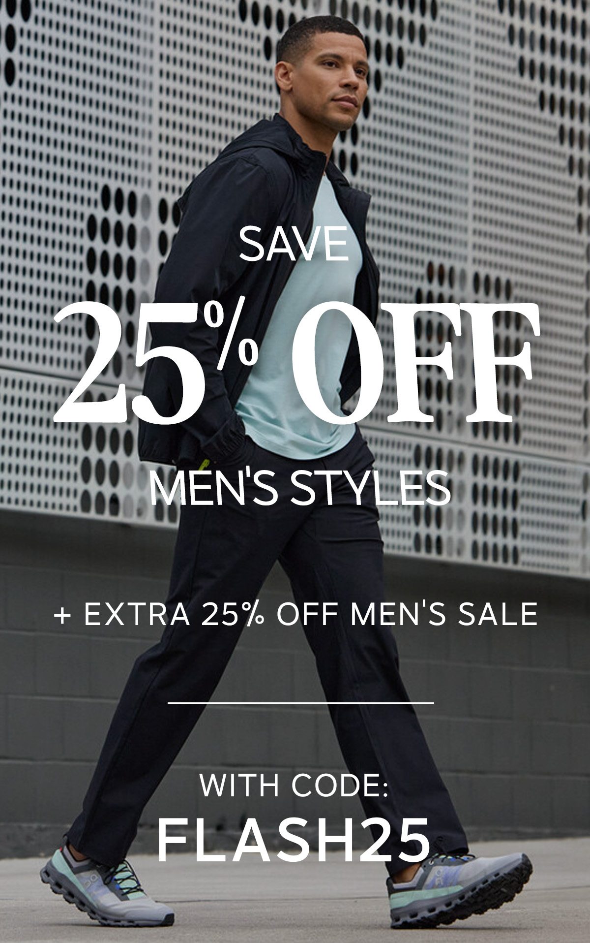 25% off mens styles