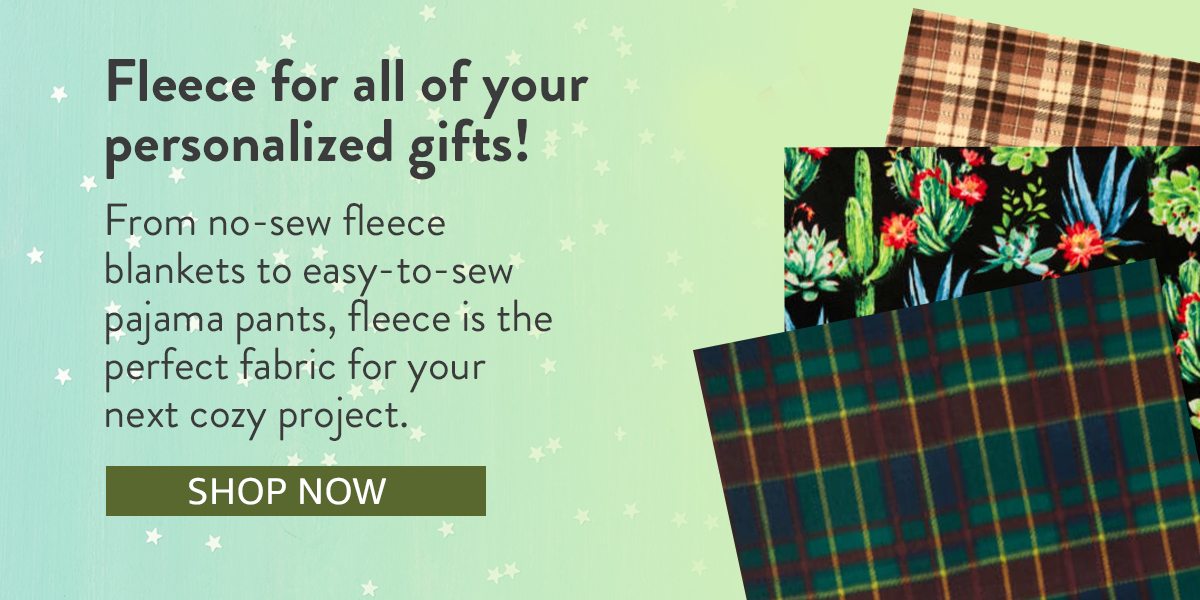 Fleece for all of your personalized gifts! | SHOP NOW