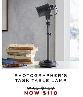 PHOTOGRAPHER’S TASK TABLE LAMP
