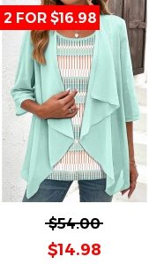Plus Size Mint Green Fake 2in1 Blouse