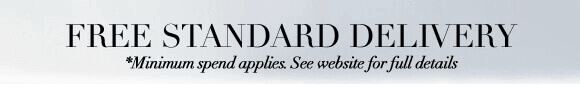 FREE Standard delivery on orders at lookfantastic, minimum spend applies