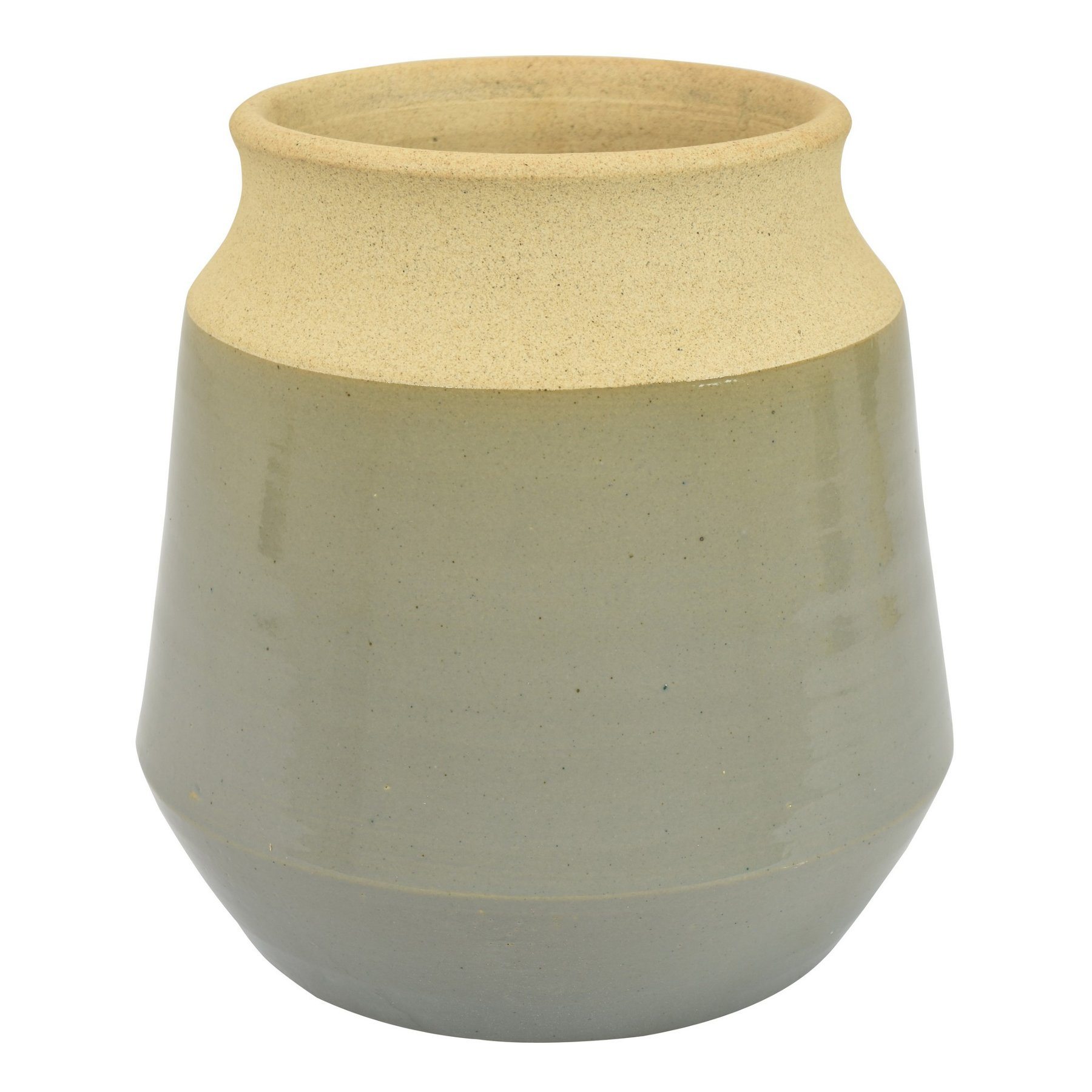 8.5H OLIVE GREEN VASE