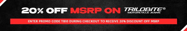 20% off MSRP on Trilobite Enter promo code TB10 during checkout to receive 20% discount off MSRP