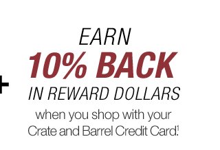 Earn 10% Back in Reward Dollars