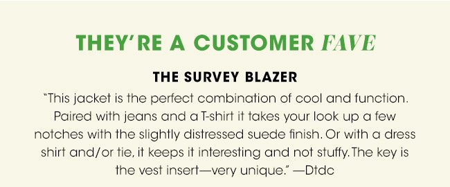 THE SURVEY BLAZER