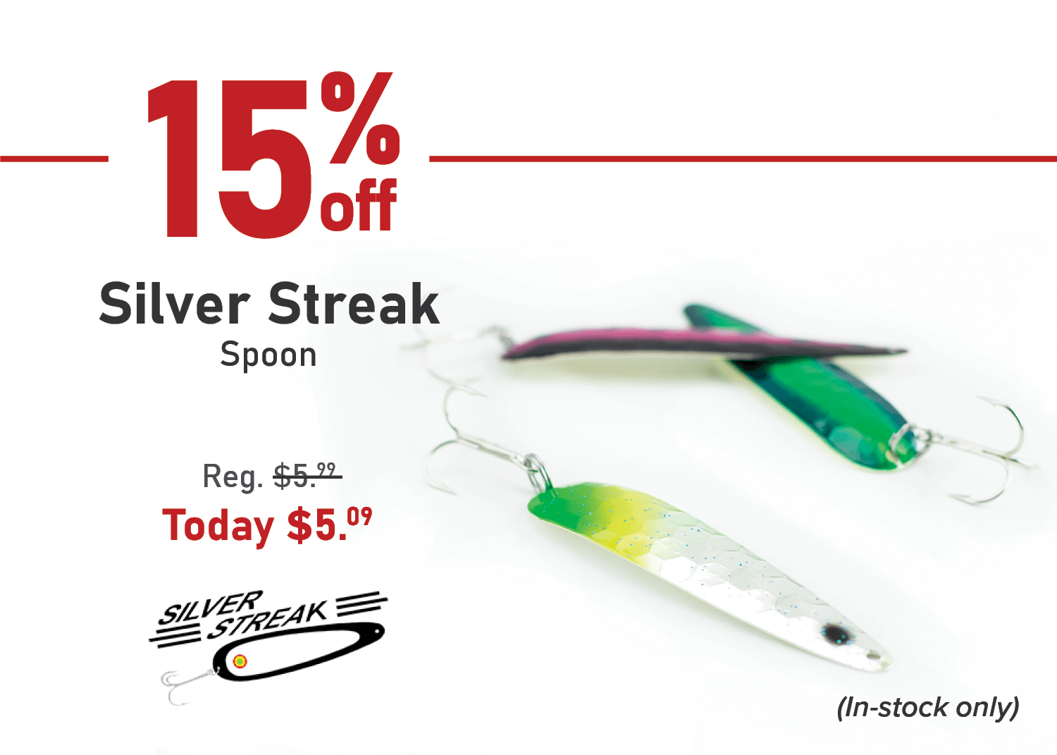 Take 15% off the Silver Streak Spoon