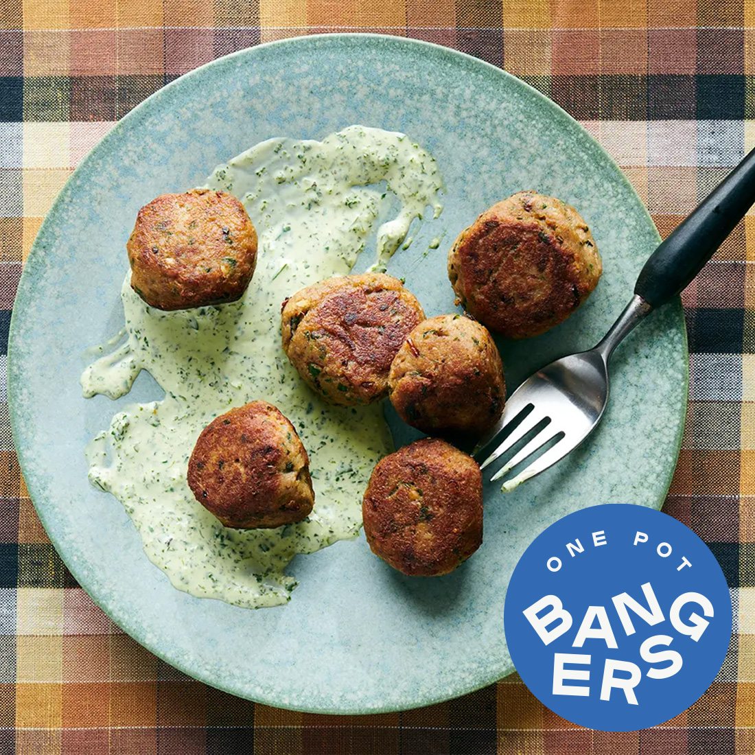 Sardine Meatballs with Green Goddess Aïoli