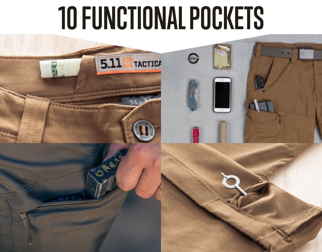 10 Functional Pockets