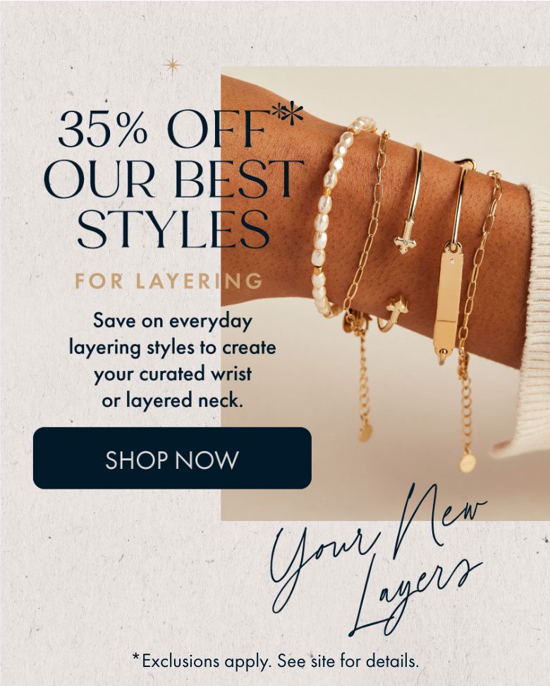 Save 35% Off Everyday Layers