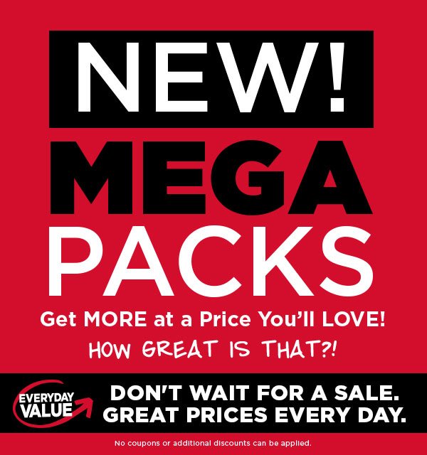New! Mega Packs
