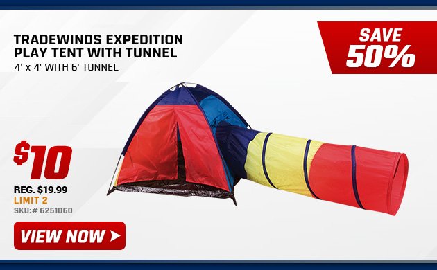 Tradewinds Expedition Play Tent with Tunnel