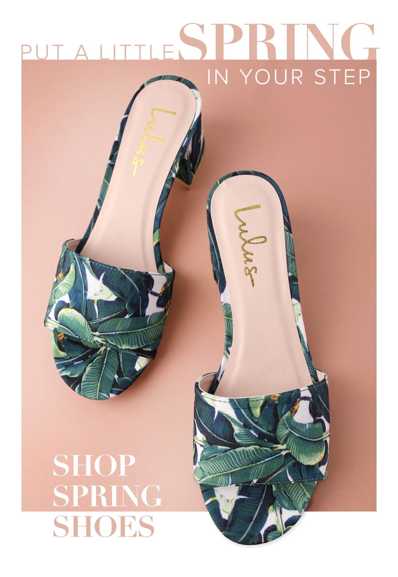 Put a Spring in your Step-Shop Spring Shoes 