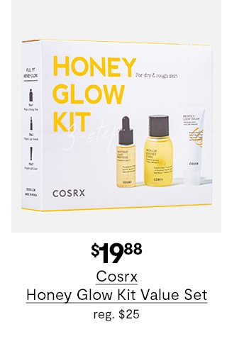 $19.88 Cosrx Honey Glow Kit Value Set, regular price $25