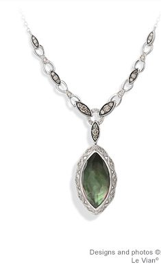 Le Vian Green Quartz Necklace