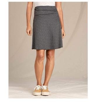 Chaka Skirt - Soot Texture Print