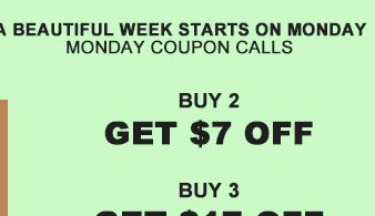 Monday Coupon Calls