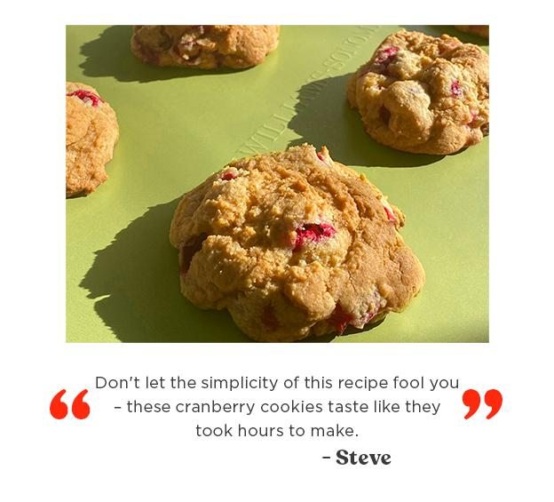 Soft Cranberry Cookies