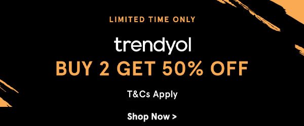 Trendyol: Buy 2 Get 50% Off