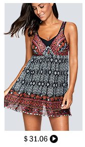 Cutout Back Spaghetti Strap Padded Swimdress