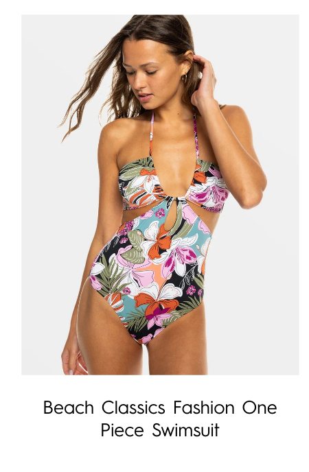 Beach Classics Fashion One Piece Swimsuit