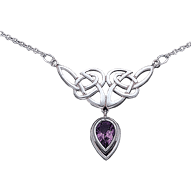 Silver Celtic Knotwork Necklace