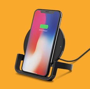 Belkin Wireless Charging Stand with iPhone 