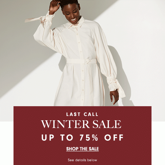 Last Call Sale - Up to 75% off