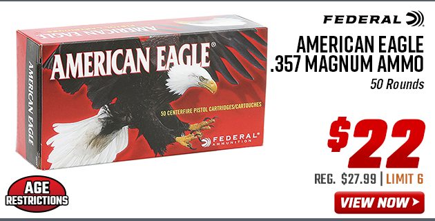 Federal American Eagle .357 Magnum Ammo | 50 Rounds
