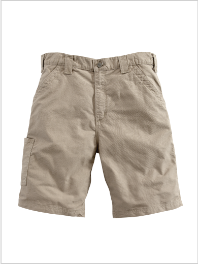 MEN'S LOOSE FIT CANVAS UTILITY WORK SHORT