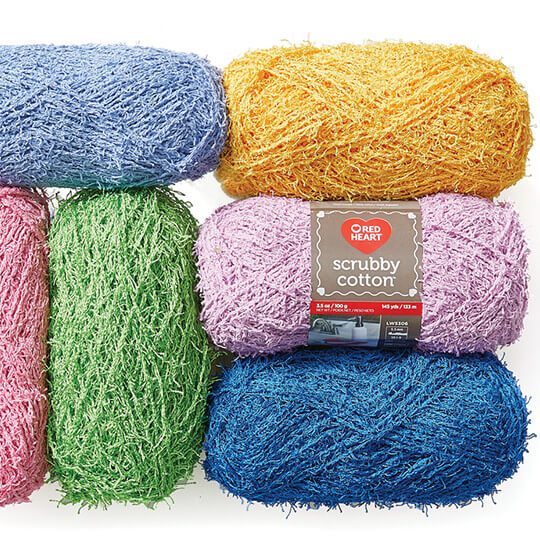 image of Red Heart Scrubby Yarn.