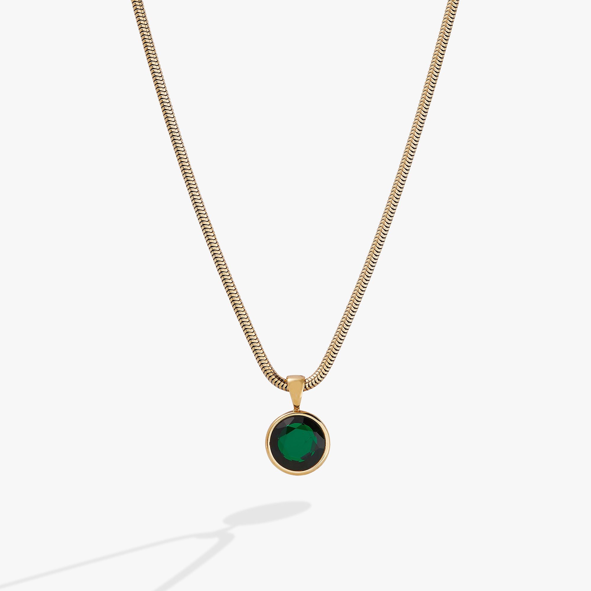 Image of Emerald Crystal Necklace