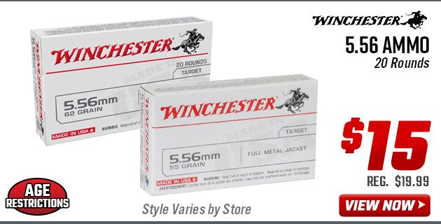 Winchester USA 5.56 Ammo 